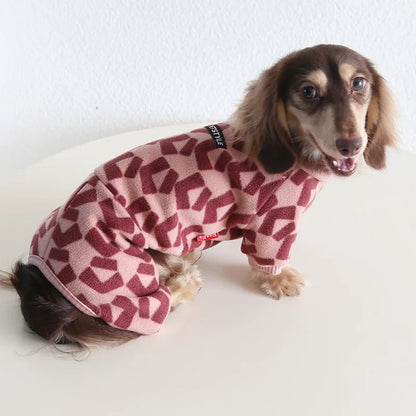Geometric Pet Onesie & Hat Options — product view 7