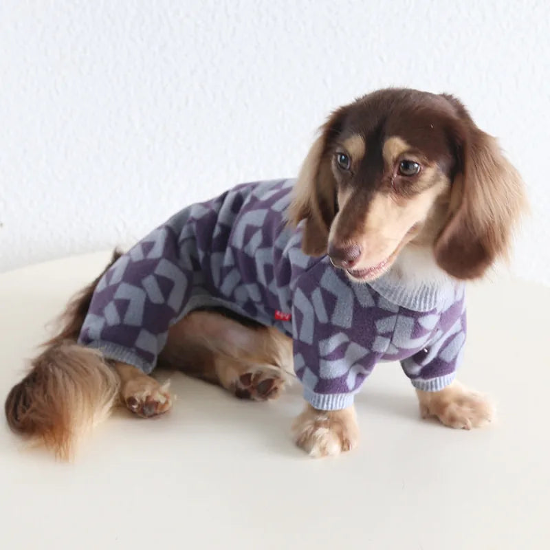 Geometric Pet Onesie & Hat Options — product view 8