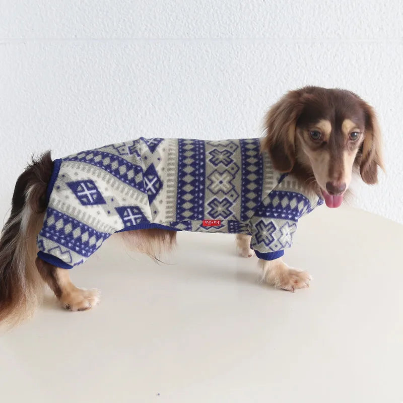 Fair Isle Pet Onesie & Hat Options — product view 5