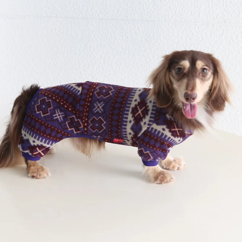 Fair Isle Pet Onesie & Hat Options — product view 6