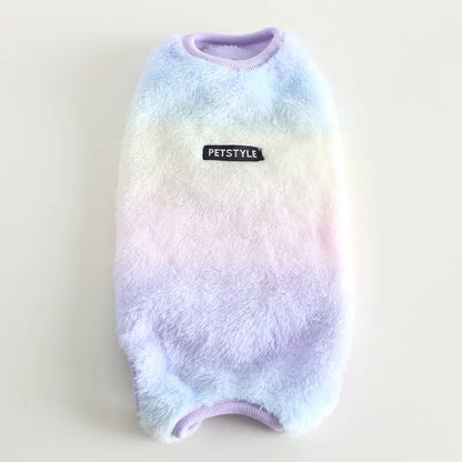Plush Pet Bodysuit — Leopard & Pastel — product view 5