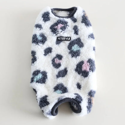 Plush Pet Bodysuit — Leopard & Pastel — product view 6