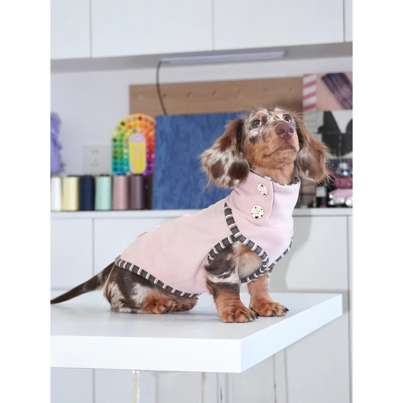 Contrast-Trim Dog Vest — product view 9