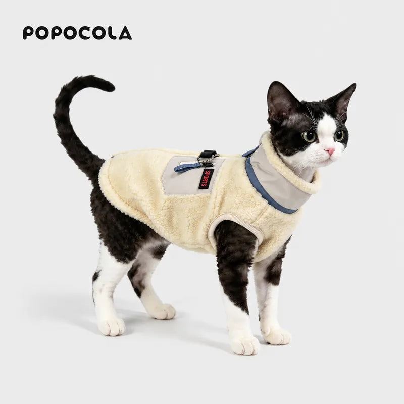 Fleece Cat Vest — product view 1