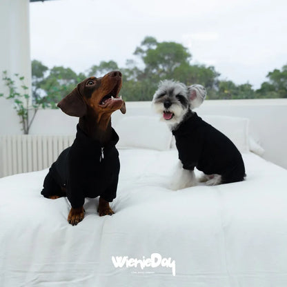 High-Neck Dachshund Onesie — product view 2