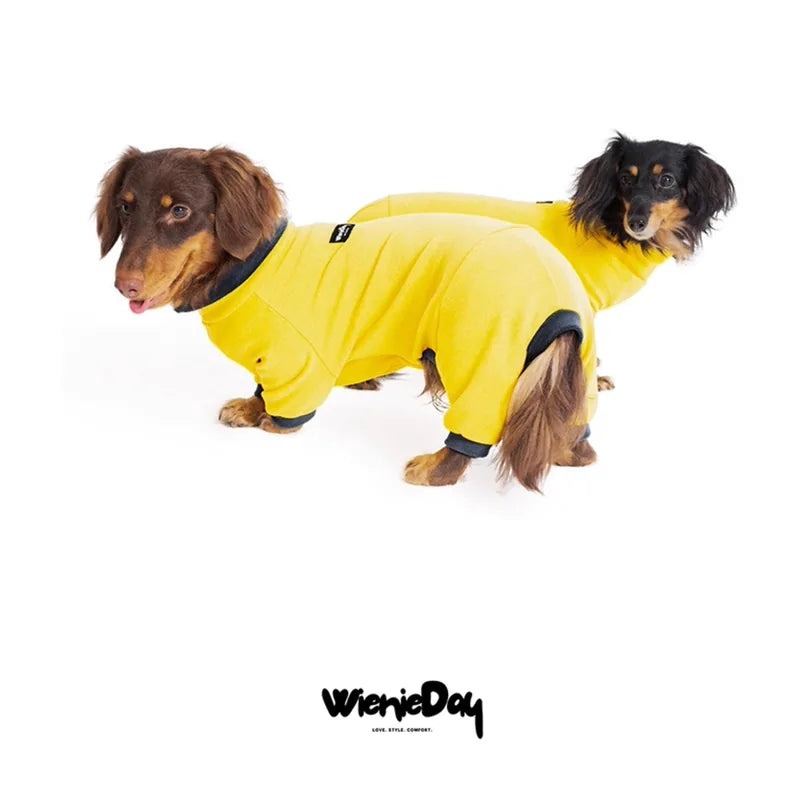 High-Neck Dachshund Onesie — product view 9