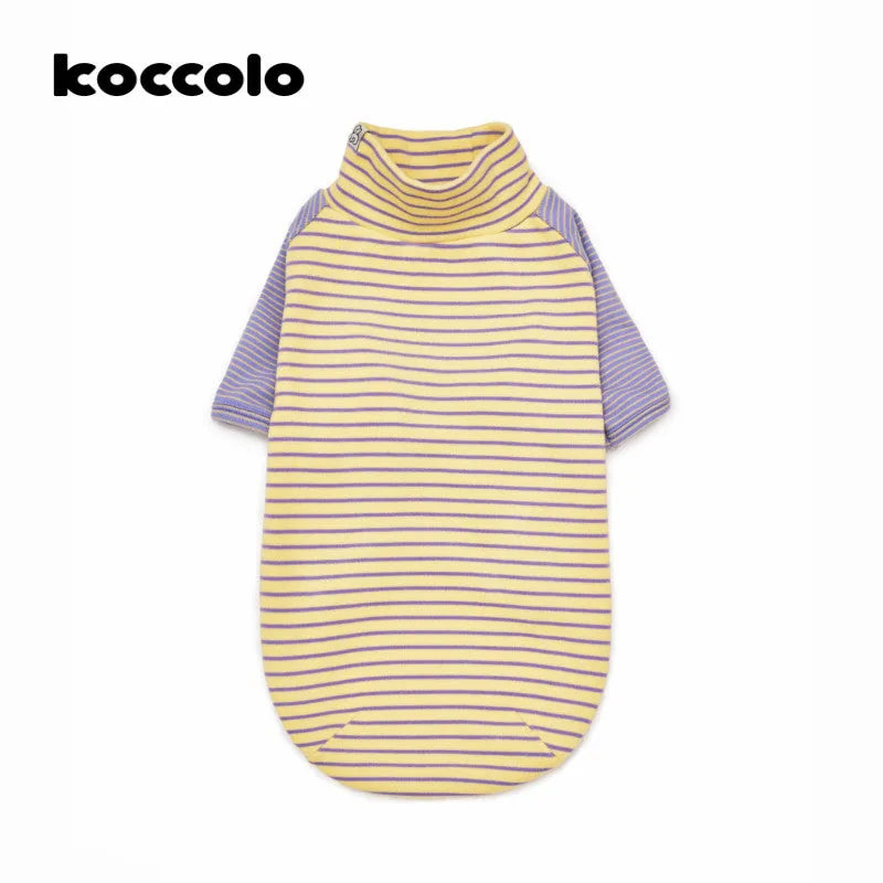 Colorblock Striped Dog Pajama Shirt — product view 5